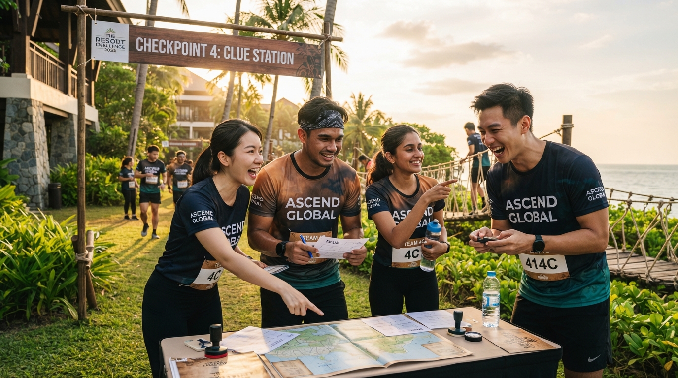 Amazing race checkpoint